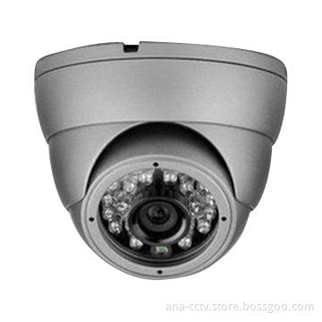 600TVL IR Dome Camera with 1/3-inch CMOS, 3.6mm Lens, 24-piece LEDs and IP66 Waterproof Grade